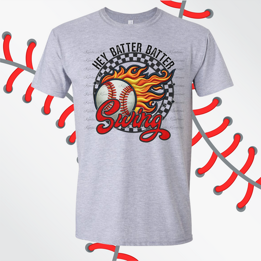 HEY BATTER SWING Crewneck/T-Shirt