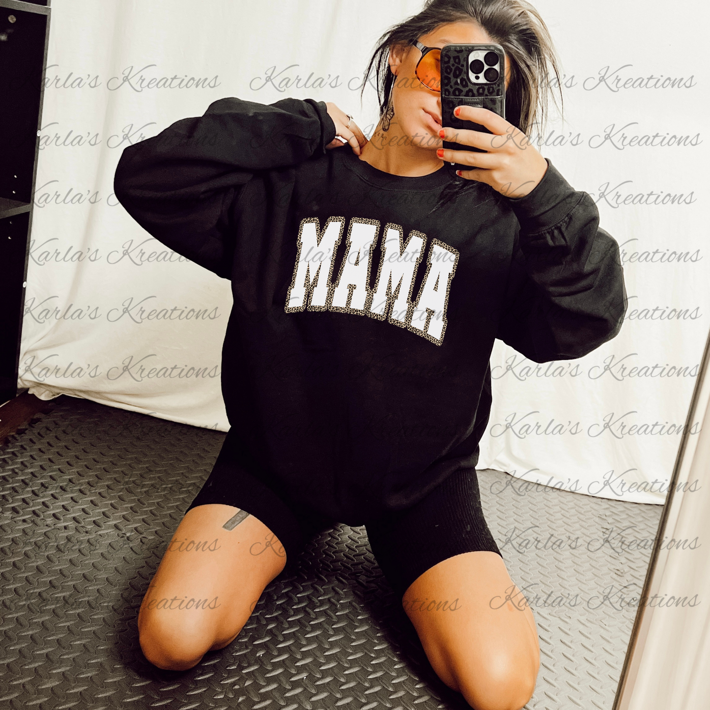 MAMA/LEOPARD SWEATSHIRT/TSHIRT