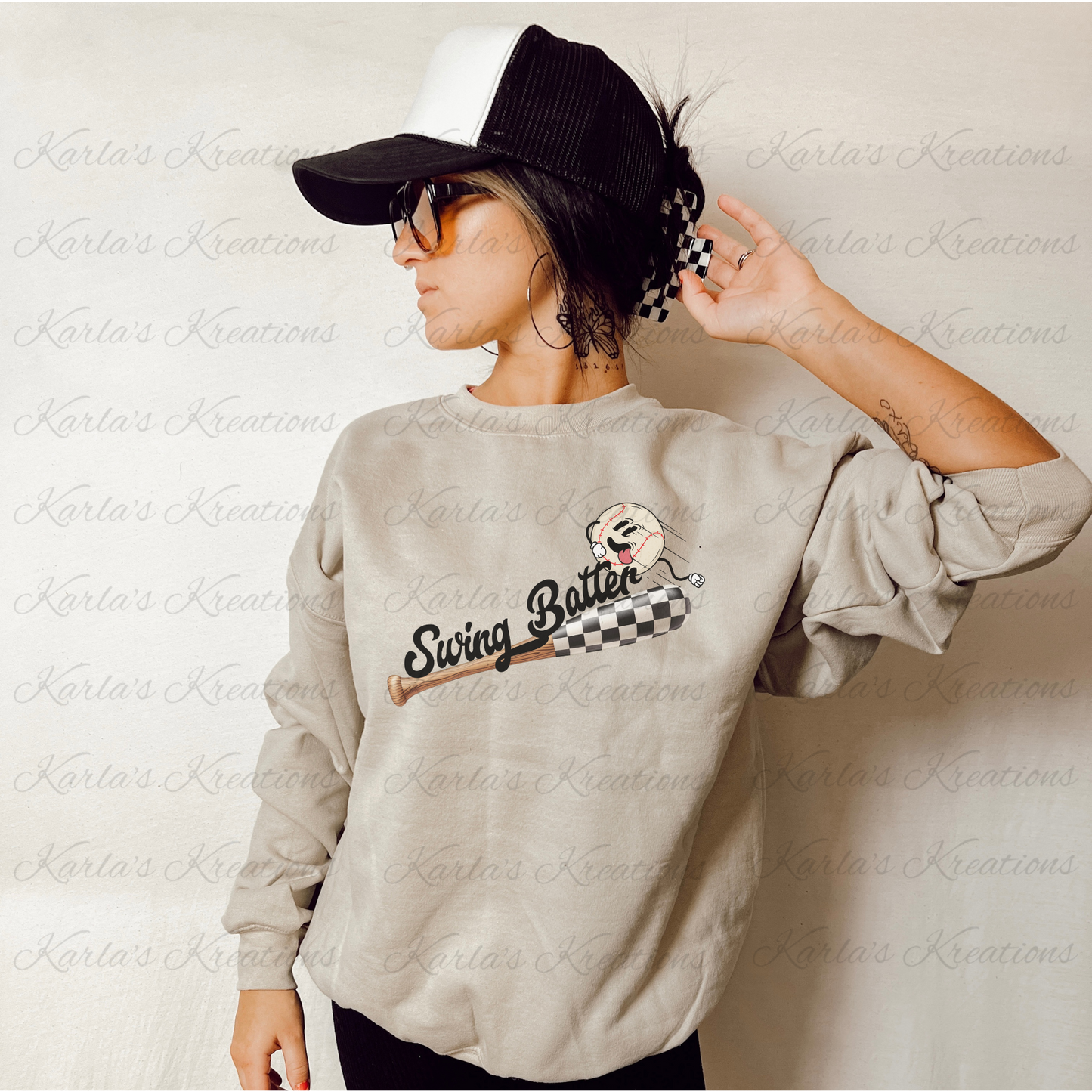 SWING BATTER SWEATSHIRT/TSHIRT